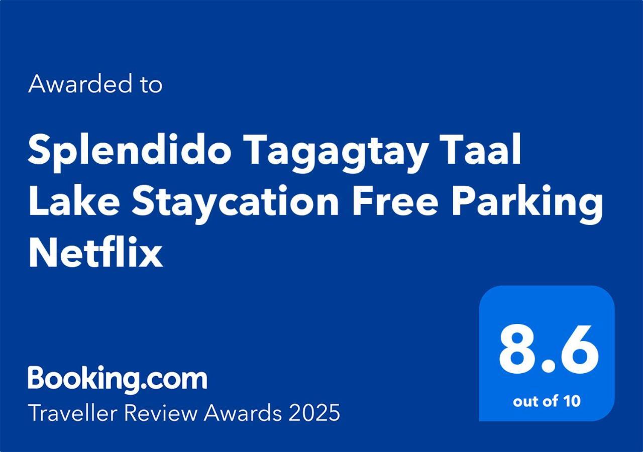טגאיטאי Splendido Tagagtay Taal Lake Staycation Free Parking Netflix No Free Pool מראה חיצוני תמונה
